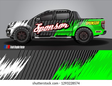 car livery Graphic vector. abstract racing shape design for vehicle vinyl wrap background 