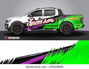 car livery Graphic vector. abstract racing shape design for vehicle vinyl wrap background 