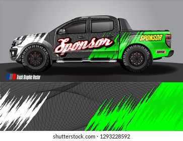 car livery Graphic vector. abstract racing shape design for vehicle vinyl wrap background 