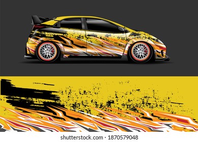 vector gráfico con diseño de forma de carreras abstractas