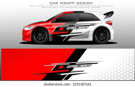 car livery graphic vector. abstract grunge background design for vehicle vinyl wrap and car branding