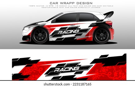 car livery graphic vector. abstract grunge background design for vehicle vinyl wrap and car branding