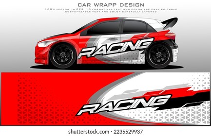 car livery graphic vector. abstract grunge background design for vehicle vinyl wrap and car branding