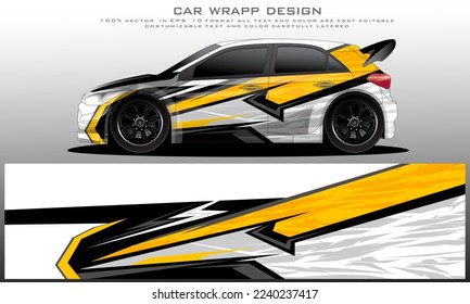 car livery graphic vector. abstract grunge background design for vehicle vinyl wrap and car branding