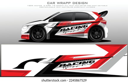 car livery graphic vector. abstract grunge background design for vehicle vinyl wrap and car branding