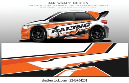 car livery graphic vector. abstract grunge background design for vehicle vinyl wrap and car branding