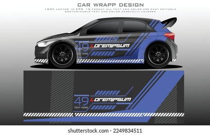 car livery graphic vector. abstract grunge background design for vehicle vinyl wrap and car branding