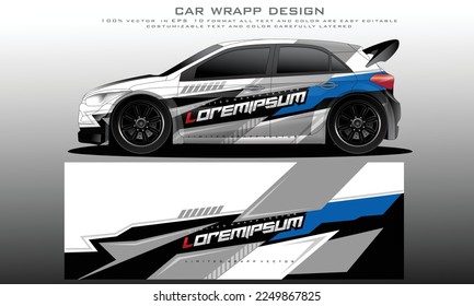 car livery graphic vector. abstract grunge background design for vehicle vinyl wrap and car branding