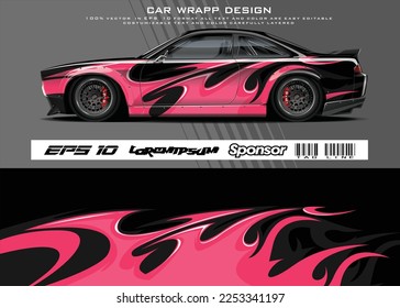 vector gráfico de limuy de coche. diseño de fondo de grunge abstracto para envoltura de vinilo y marca de coches