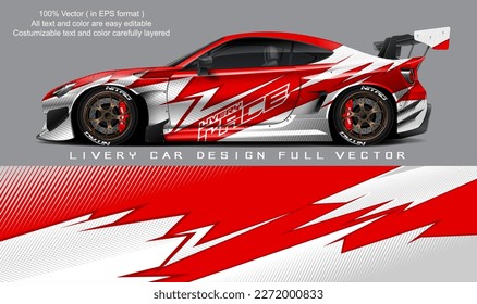 car livery graphic vector. abstract grunge background design for vehicle vinyl wrap and car branding