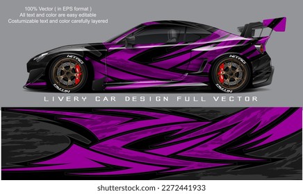 vector gráfico de limuy de coche. diseño de fondo de grunge abstracto para envoltura de vinilo y marca de coches
