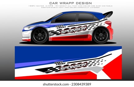 car livery graphic vector. abstract grunge background design for vehicle vinyl wrap and car branding