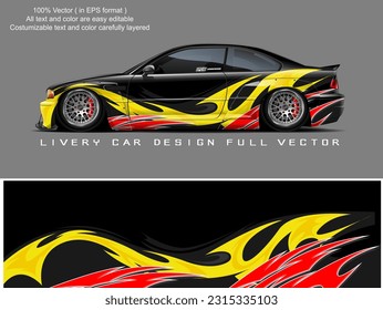 vector gráfico de limuy de coche. diseño de fondo de grunge abstracto para envoltura de vinilo y marca de coches