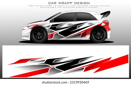 car livery graphic vector. abstract grunge background design for vehicle vinyl wrap and car branding