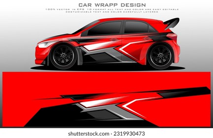 car livery graphic vector. abstract grunge background design for vehicle vinyl wrap and car branding