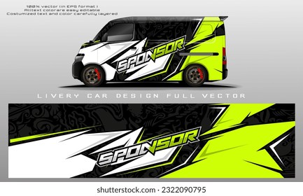 car livery graphic vector. abstract grunge background design for vehicle vinyl wrap and car branding