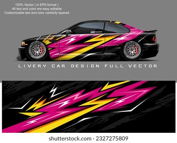 vector gráfico de limuy de coche. diseño de fondo de grunge abstracto para envoltura de vinilo y marca de coches