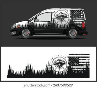 car livery graphic vector. abstract grunge background design for vehicle