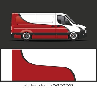 Auto-Livery-Grafik-Vektorgrafik. abstrakter Hintergrund-Design für das Fahrzeug