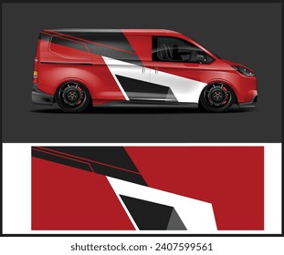 car livery graphic vector. abstract grunge background design for vehicle