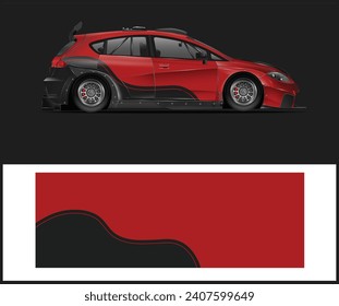 vector gráfico de limuy de coche. diseño de fondo de grieta abstracto para el vehículo