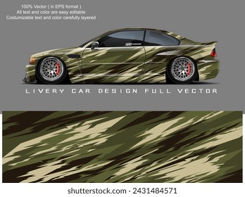 car livery graphic vector. abstract grunge background design for vehicle vinyl wrap and car 