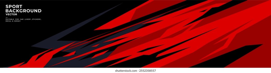 car livery graphic vector. abstract grunge background design for vehicle vinyl wrap and sports car, racing car, jersey, banner and adventure ready to print.