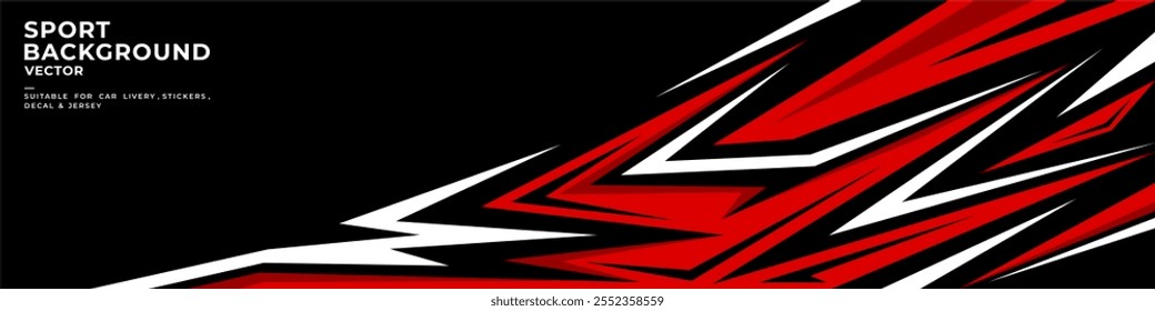 car livery graphic vector. abstract grunge background design for vehicle vinyl wrap and sports car, racing car, jersey, banner and adventure ready to print.