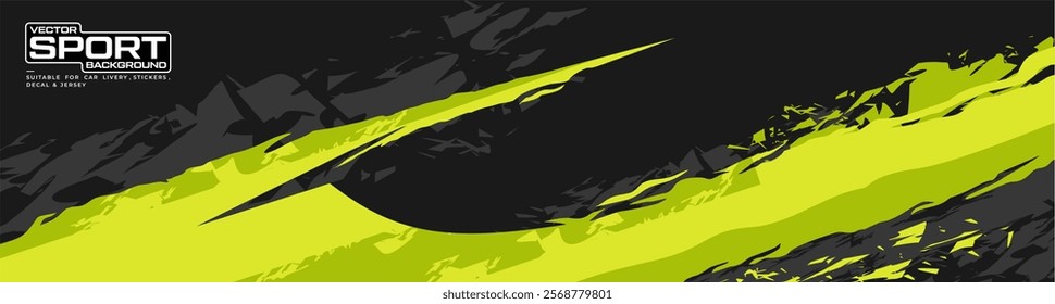 car livery graphic vector. abstract grunge background design for vehicle vinyl wrap and car branding