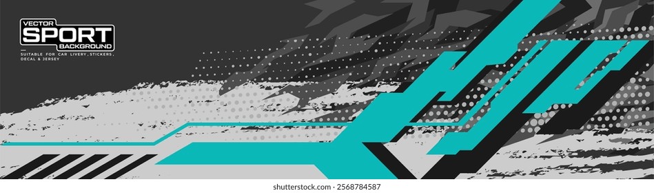 car livery graphic vector. abstract grunge background design for vehicle vinyl wrap and car branding