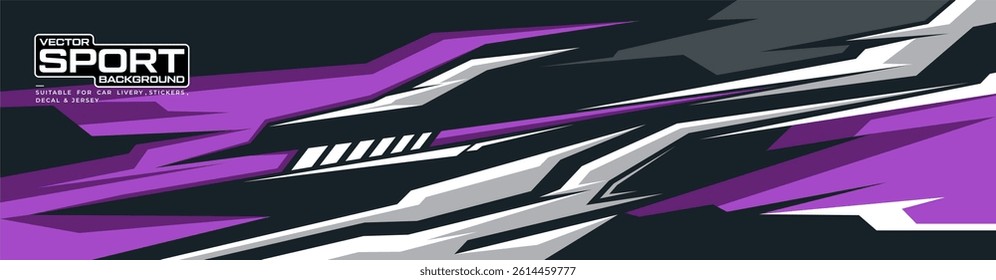 car livery graphic vector. abstract grunge background design for vehicle vinyl wrap and car branding