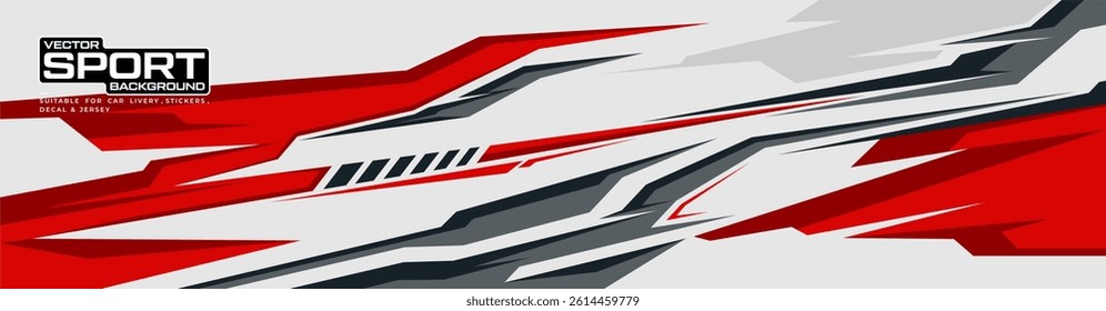 car livery graphic vector. abstract grunge background design for vehicle vinyl wrap and car branding
