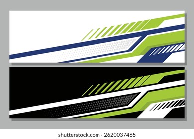 car livery graphic vector. abstract background design for vehicle vinyl wrap and sports car, racing car, rally, and decal in white and black color background