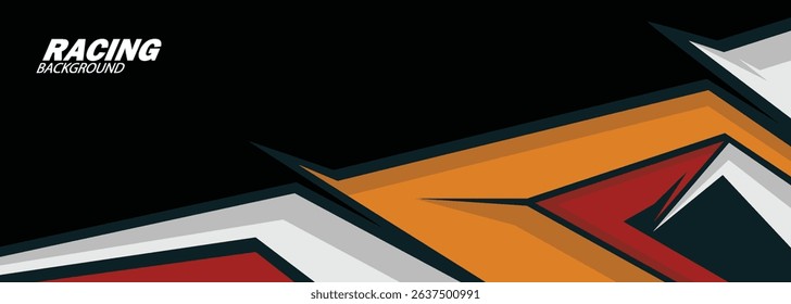 car livery graphic vector. abstract background design for vehicle vinyl wrap and sports car, racing car, rally, and decal