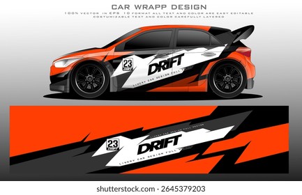 car livery graphic vector. abstract grunge background design for vehicle vinyl wrap and car branding