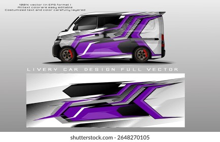 car livery graphic vector. abstract grunge background design for vehicle vinyl wrap and car branding	