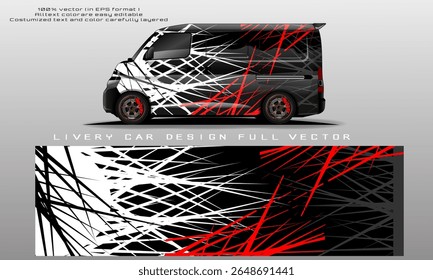 car livery graphic vector. abstract grunge background design for vehicle vinyl wrap and car branding