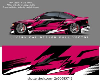 car livery graphic vector. abstract grunge background design for vehicle vinyl wrap and car branding