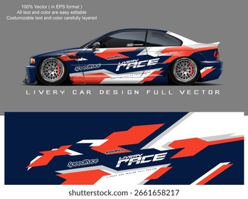 car livery graphic vector. abstract grunge background design for vehicle vinyl wrap and car branding