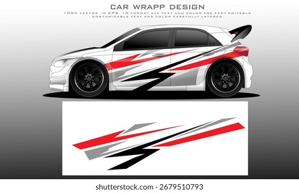 Vector gráfico de la librea del coche Diseño de fondo abstracto del grunge para el abrigo del vinilo del vehículo y la marca del coche