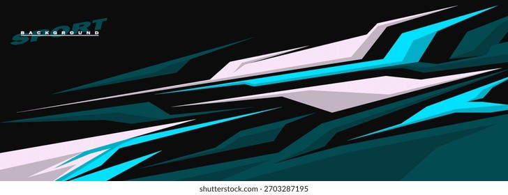 carro vetor gráfico livery. projeto de fundo abstrato para veículo vinil wrap e carro esportivo, carro de corrida, rali, e decalque
