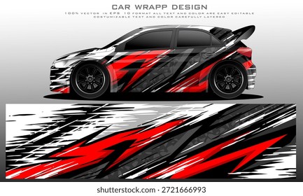 Vector gráfico de la librea del coche Diseño de fondo abstracto del grunge para el abrigo del vinilo del vehículo y la marca del coche
