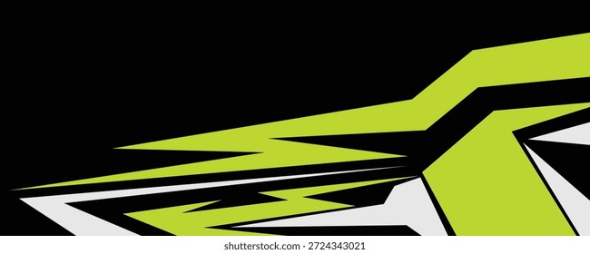 Vector gráfico de la librea del coche Diseño de fondo abstracto para el abrigo del vinilo del vehículo y el coche deportivo, coche de carreras, rally, y etiqueta