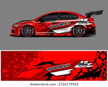 Vector gráfico de la librea del coche Diseño de fondo abstracto del grunge para el abrigo del vinilo del vehículo y la marca del coche