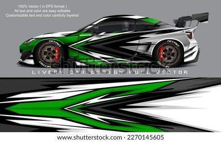 car livery graphic vector. abstract grunge background design for vehicle vinyl wrap and car branding