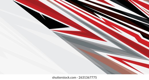 car livery graphic vector with exclusive colors. abstract grunge background design for vehicle vinyl wrap and sports car, racing car, modern, eps10.