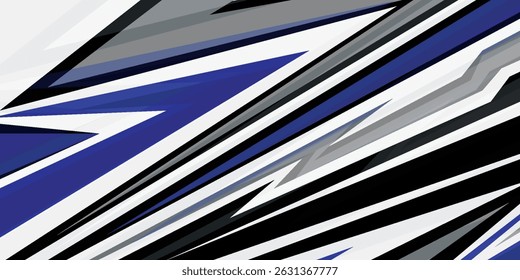 car livery graphic vector with exclusive colors. abstract grunge background design for vehicle vinyl wrap and sports car, racing car, modern, eps10.