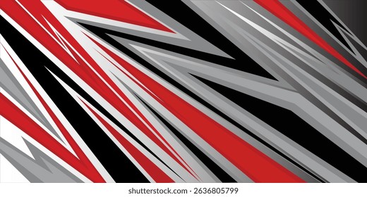 car livery graphic vector with exclusive colors. abstract grunge background design for vehicle vinyl wrap and sports car, racing car, jersey, banner and adventure ready to print.