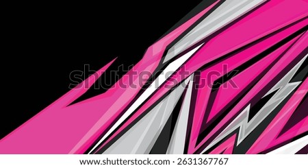 car livery graphic vector with exclusive colors. abstract grunge background design for vehicle vinyl wrap and sports car, racing car, jersey, banner and adventure ready to print.