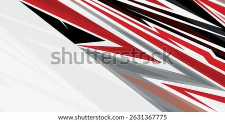 car livery graphic vector with exclusive colors. abstract grunge background design for vehicle vinyl wrap and sports car, racing car, modern, eps10.